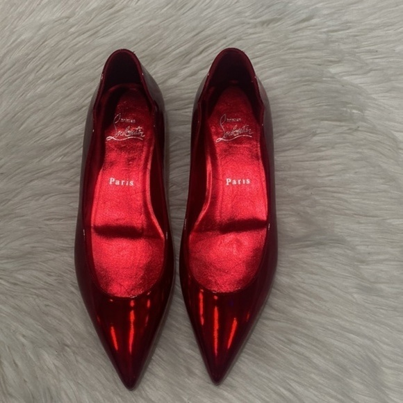 Christian Louboutin Hot Chickita Patent Leather ballet flats size 36EU - Picture 3 of 15